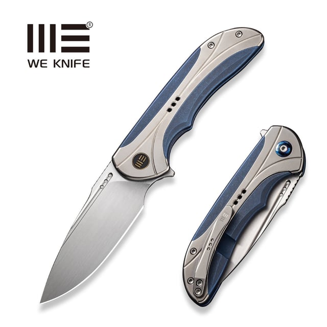 WEKNIFE Equivik Flipper Knife Titanium Handle (3.48" CPM 20CV Blade) WE23020-3