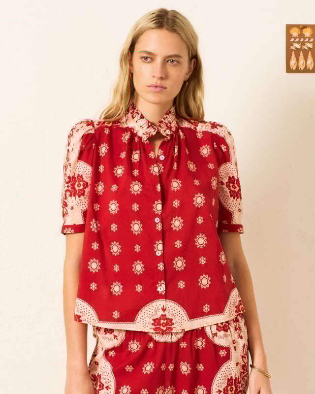 Winn Lava Bandana Shirt