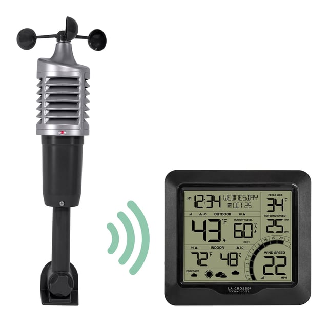 327-1417BW Wind Speed Weather Station