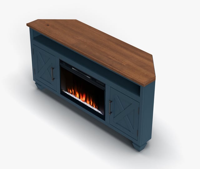 64" Liberty Fireplace Corner TV Stand