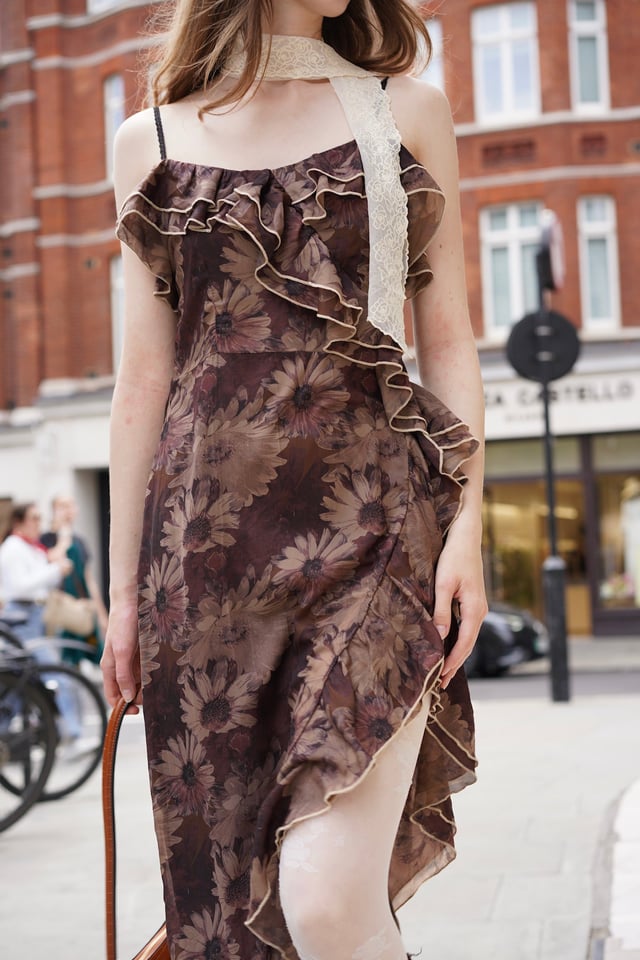 The Starlet Slip Dress Petite (Deep Chocolate)
