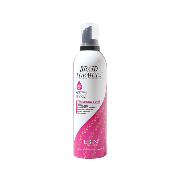 SETTING MOUSSE STRENGTHENING & SHINE - SWEET ALMOND OIL