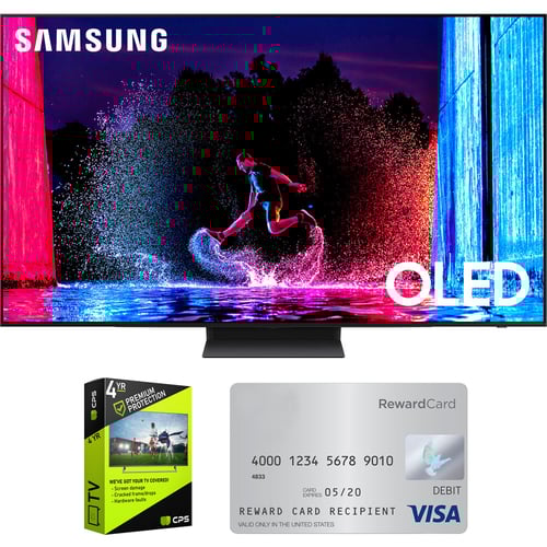 QN42S90DA 42" OLED 4K Smart TV (2024) w/ 4 Year Warranty + Gift Card Bundle