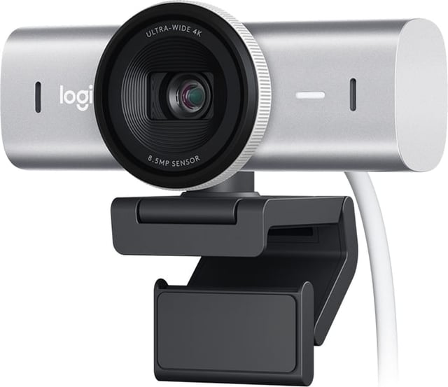 Logitech MX BRIO 4k Ultra HD Webcam - Pale Gray