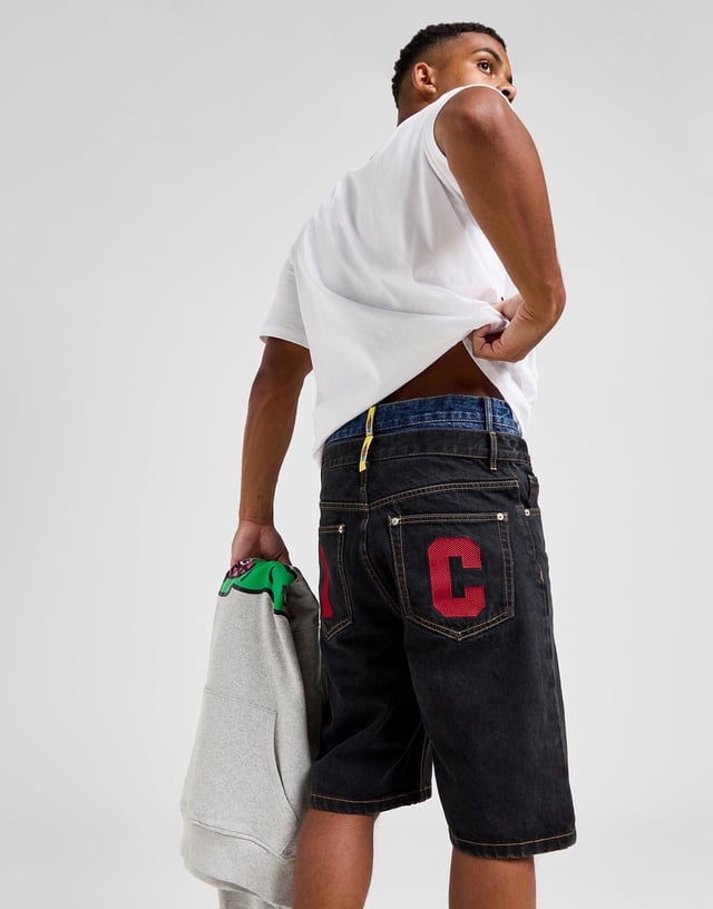 ICECREAM Running Dog Denim Shorts