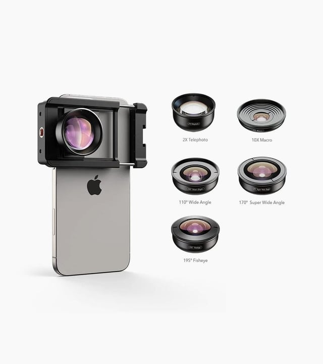 4K HD Professional 5 in 1 Lens Kit