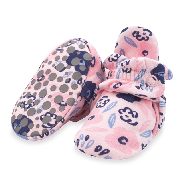 Blossoms Organic Cotton Gripper Baby Bootie
