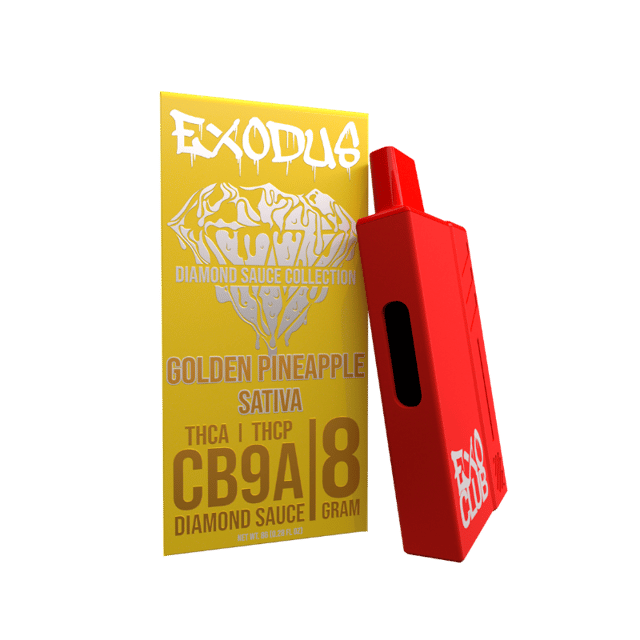 Exodus CB9A + THCa + THCP Diamond Sauce Disposable 8g