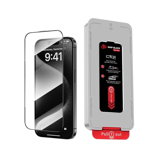 Grip Glass Ultra iPhone 15 Pro Screen Protector