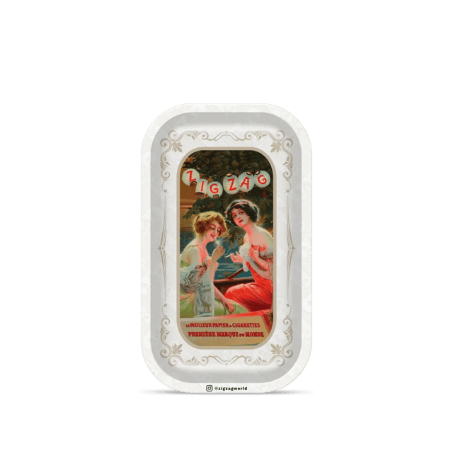 Small Vintage Lanterns Rolling Tray