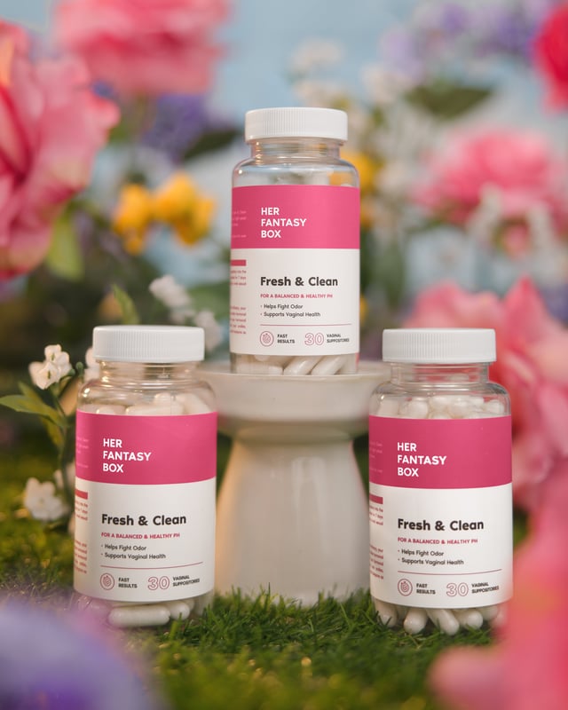 Fresh & Clean Boric Acid Vaginal Suppository - 3 pk