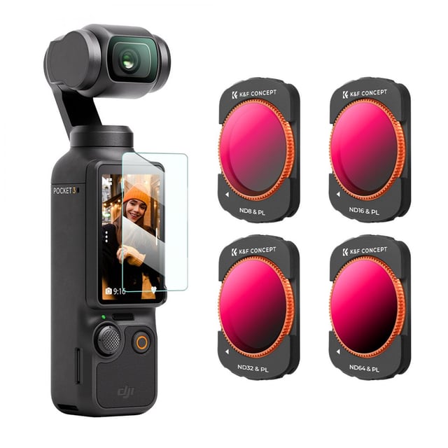 Dji Mini 3 Lens Filters 3, 4-Pack 28 (3+4+5+6 Stops) K&F Concept