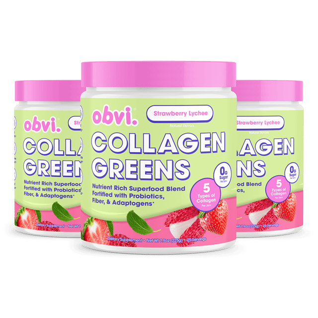 Collagen® Greens | Strawberry Lychee