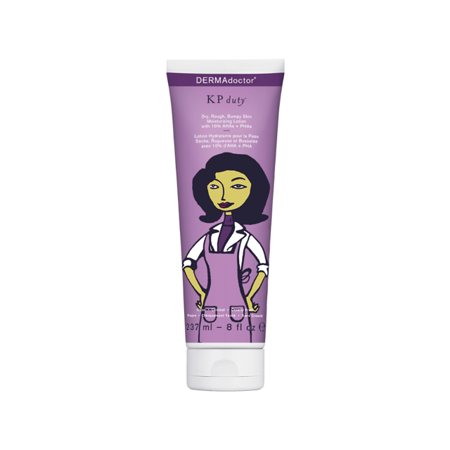 KP Moisturizing Lotion The Original Dermatologist Formulated Body Cream for Keratosis Pilaris,Treats Dry, Rough, and Bumpy Skin - Strawberry Legs Treatment - 10% AHAs + PHAs