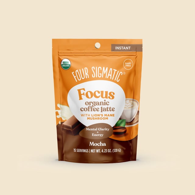 Focus Organic Coffee Latte - Vanilla