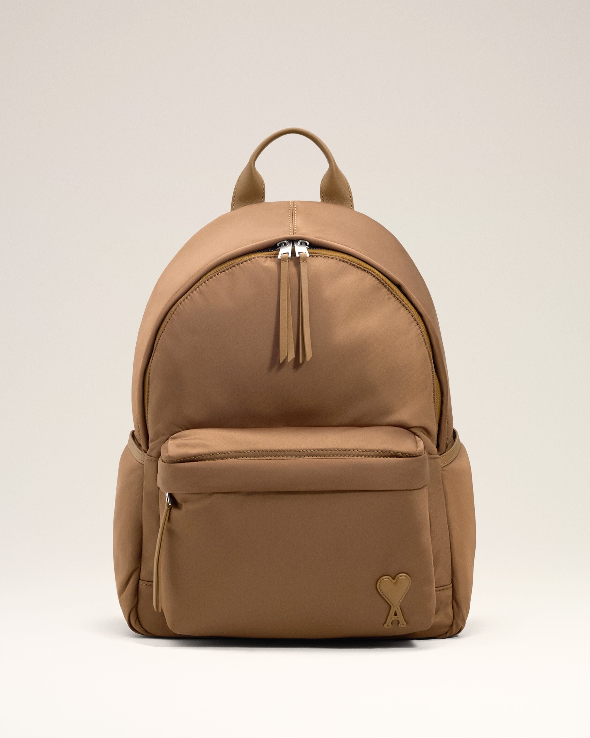 Brown Nylon Canvas Marcel Backpack