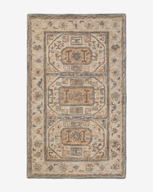 Ellington Blue Hand-Tufted Wool Rug