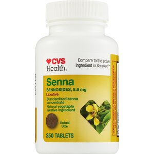 CVS Health Senna Laxative Tablets, 250 Count, 50 Count