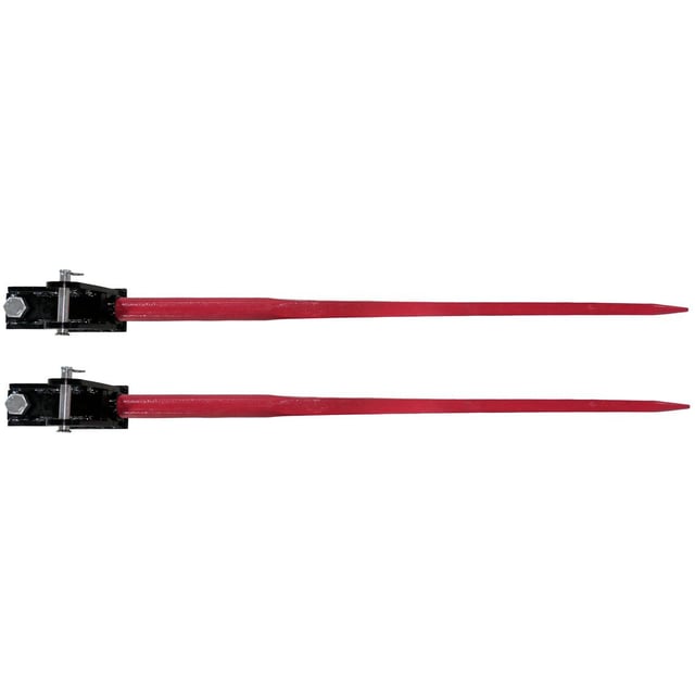 Quick Hitch Hay Spear Attachments w/ 49" C2 Spears | 2 Pack