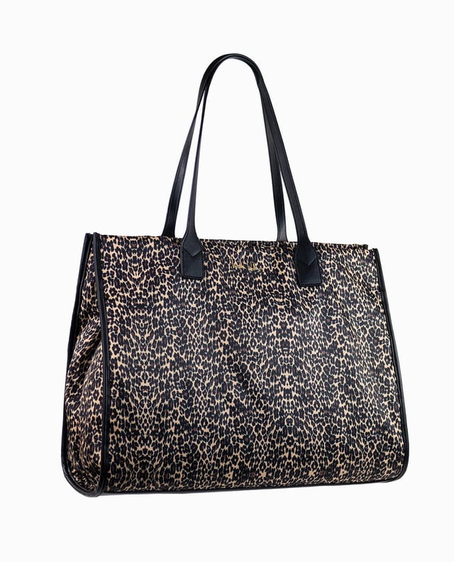 QUILTED NYLON TOTE BAG