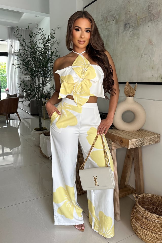 TROPICAL BEAUTY PANT SET