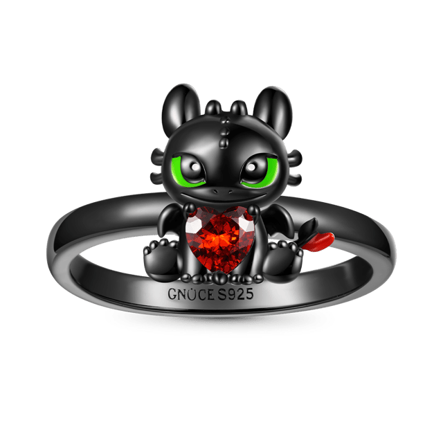 Check this out from gnoce! Toothless Embraces Heart Ring