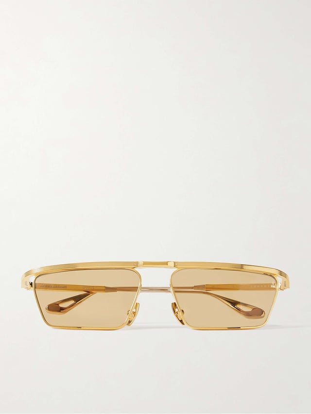 Bogart D-frame gold-tone sunglasses - gold - One Size