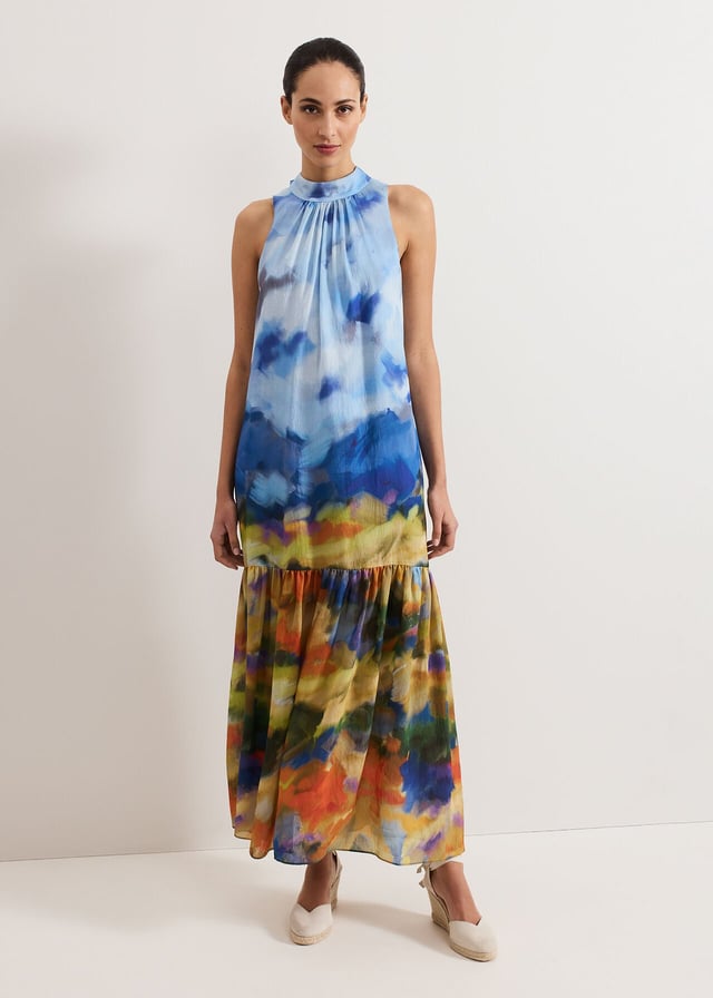 Painterly Maxi Dress