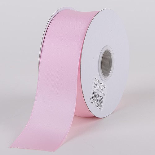 Light Pink - Satin Ribbon Double Face - ( W: 1 - 1/2 Inch | L: 25 Yards )