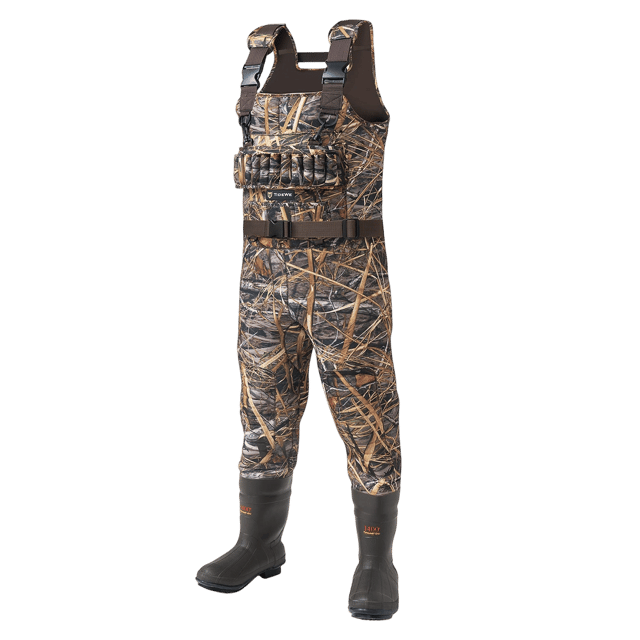 Seeker Pro Insulated Duck Waterfowl Hunting 1400 Gram 3M Thinsulate Neoprene Chest Waders