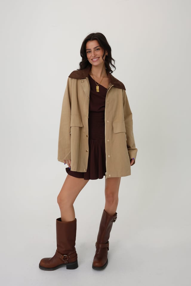 North Shore Jacket in Beige