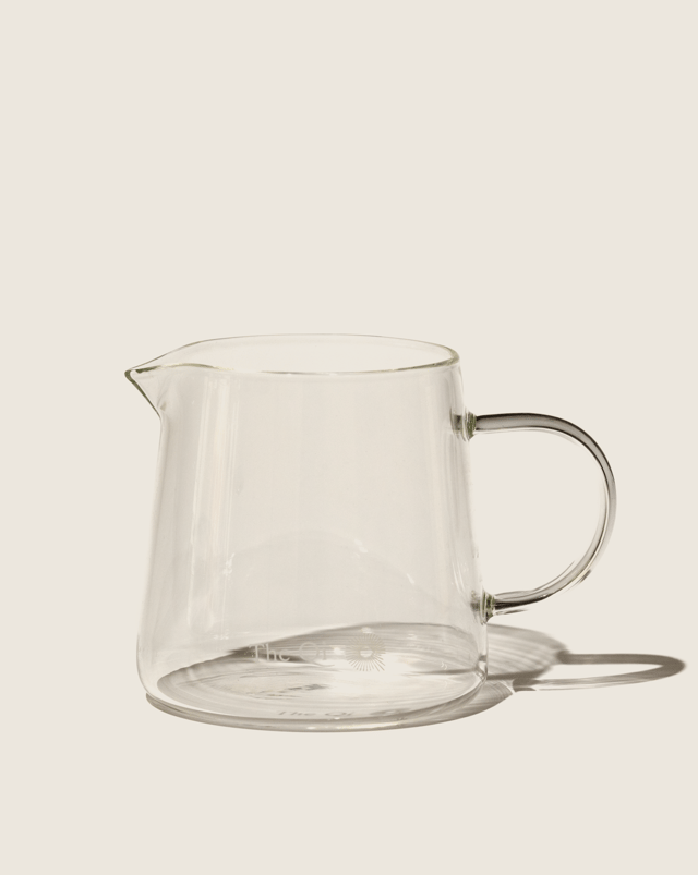 Small glass pot