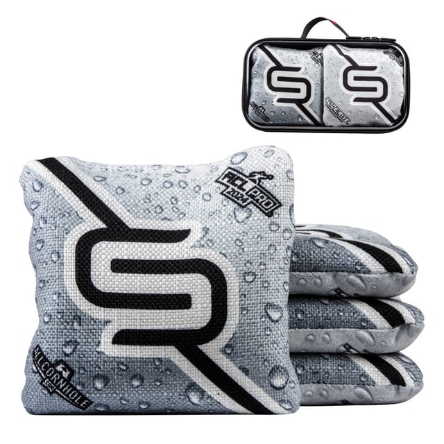 American Cornhole League | ACL® PRO Silver Slide Rite Cornhole Bags