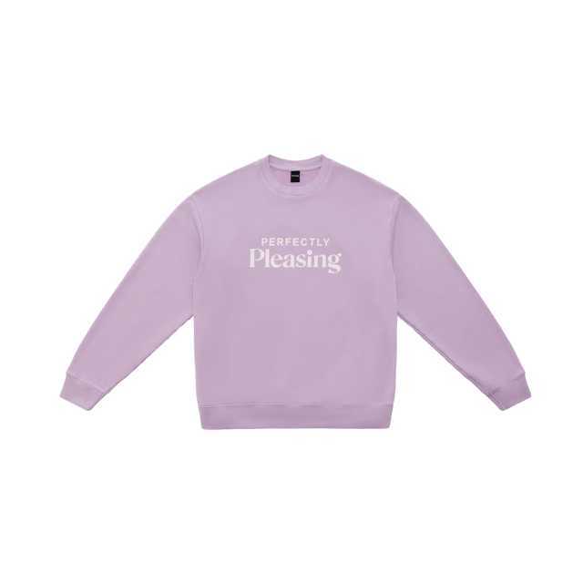 The Perfectly Pleasing Crewneck in Violet