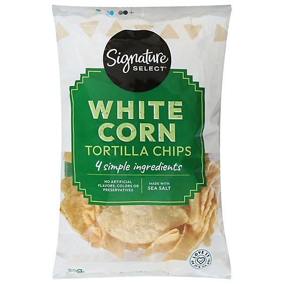 Signature SELECT White Corn Tortilla Chips - 11 Oz