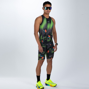 Men's Sprint Tri Hyperglide Backzip Racesuit - Tropical Magic