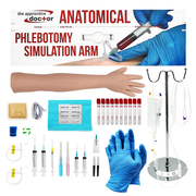 IV & Phlebotomy Practice Kit with Full Size Arm (Light) - Apprentice Doctor