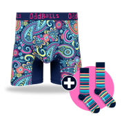 Men's Patterned Bamboo Boxer Shorts Subscription - Monthly (Free Socks!)