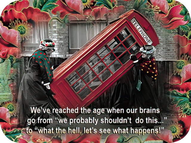 We're never too old for friends and fun!