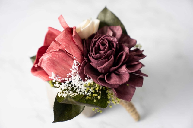 Custom Groom's Boutonniere