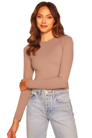 long sleeve crew top