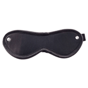 Leather Blindfold Black