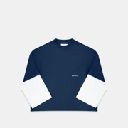 The Essentials Layered Longsleeve - Navy