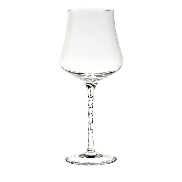 Beviamo Set of 6 Wine Glasses with Twisted Stem