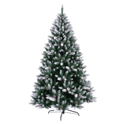 5ft Green Snow with Pine Wrapped Full Artificial christmas tree