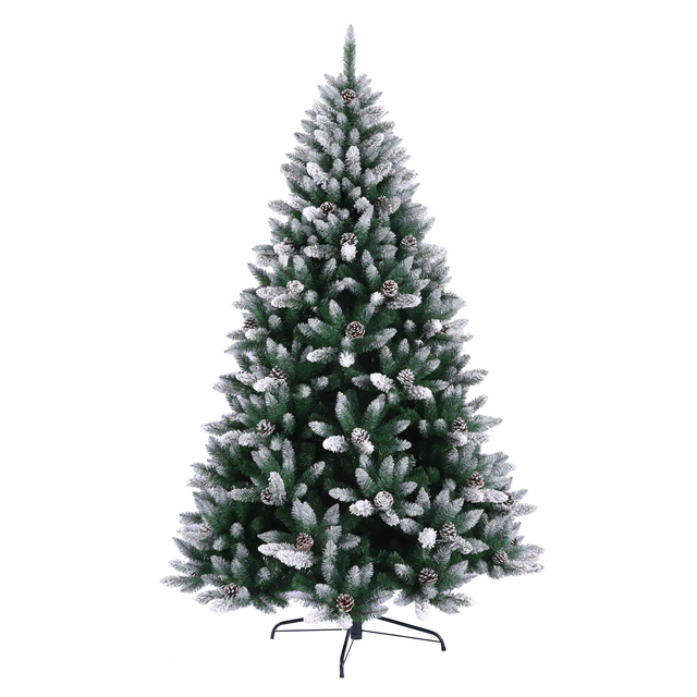 5ft Green Snow with Pine Wrapped Full Artificial christmas tree