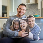 Custom Shaped Pillow For Families Afar