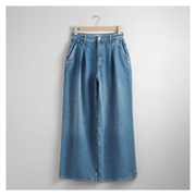 Light Blue Wide Culotte Jeans