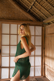 SUMMER RAIN DRESS - GREEN