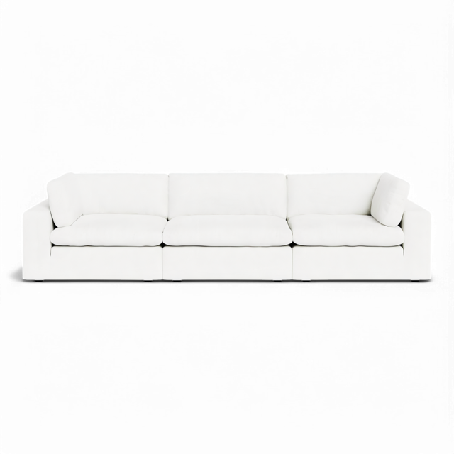 Bloom 3-Piece Modular Sofa White
